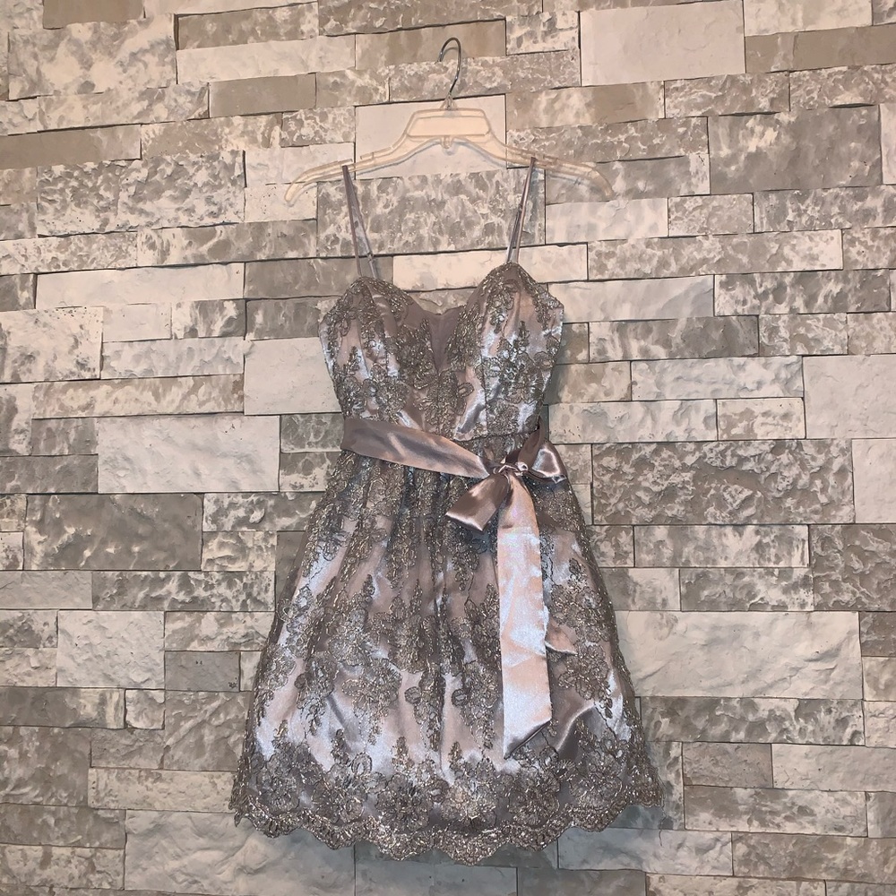 Grey/Silver formal dress